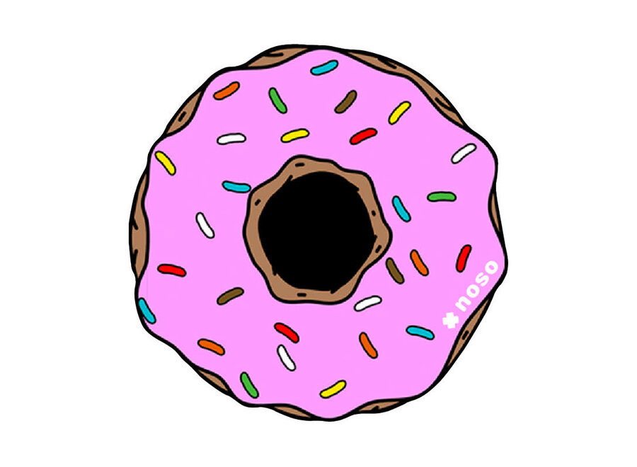 NoSo Patches Pink Doughnut