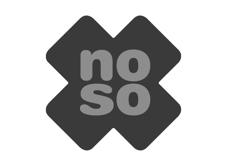 NoSo Patches Logo X Black