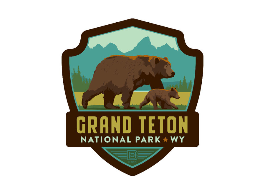 NoSo Patches Grand Teton Bear 2.24X2.5 By Anderson