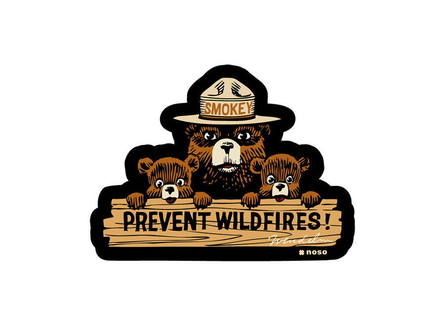 NoSo Patches Smokey Bear Prevent Wildfires