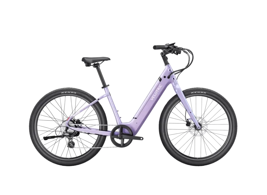 Velotric Breeze Step Thru Cruiser Ebike - Includes FREE Rear Rack and Fender Set