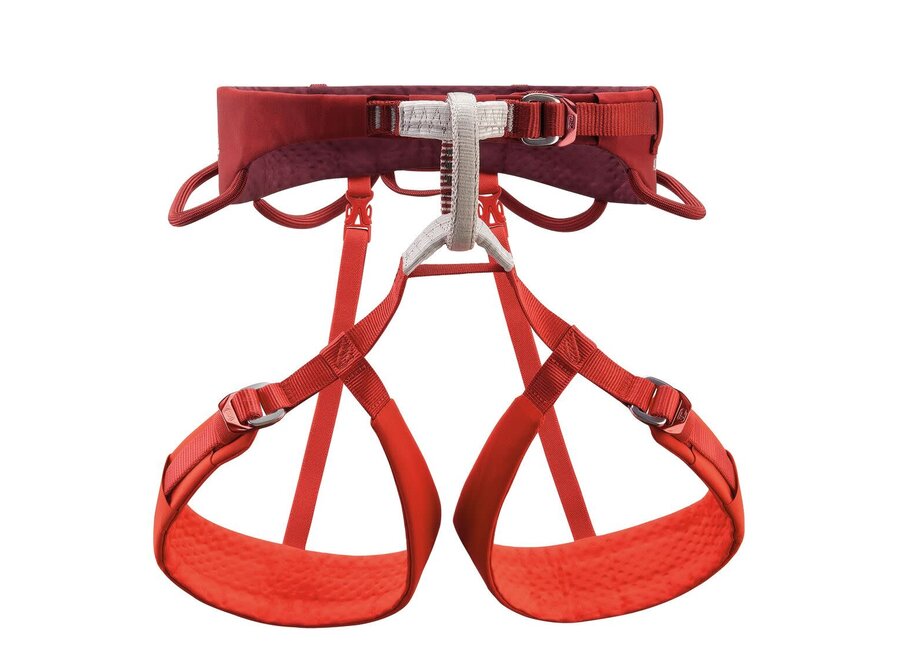 Petzl Adjama Climbing Harness Dark Red