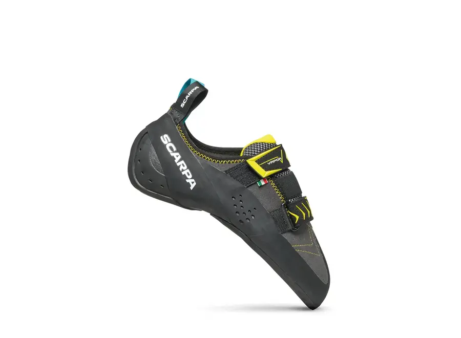 Scarpa Vapor V Rock Climbing Shoe Smoke/Yellow