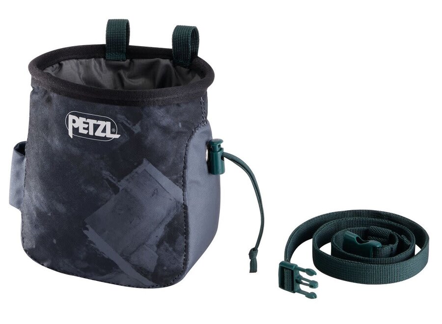 Petzl Saka Chalk Bag Dark Gray
