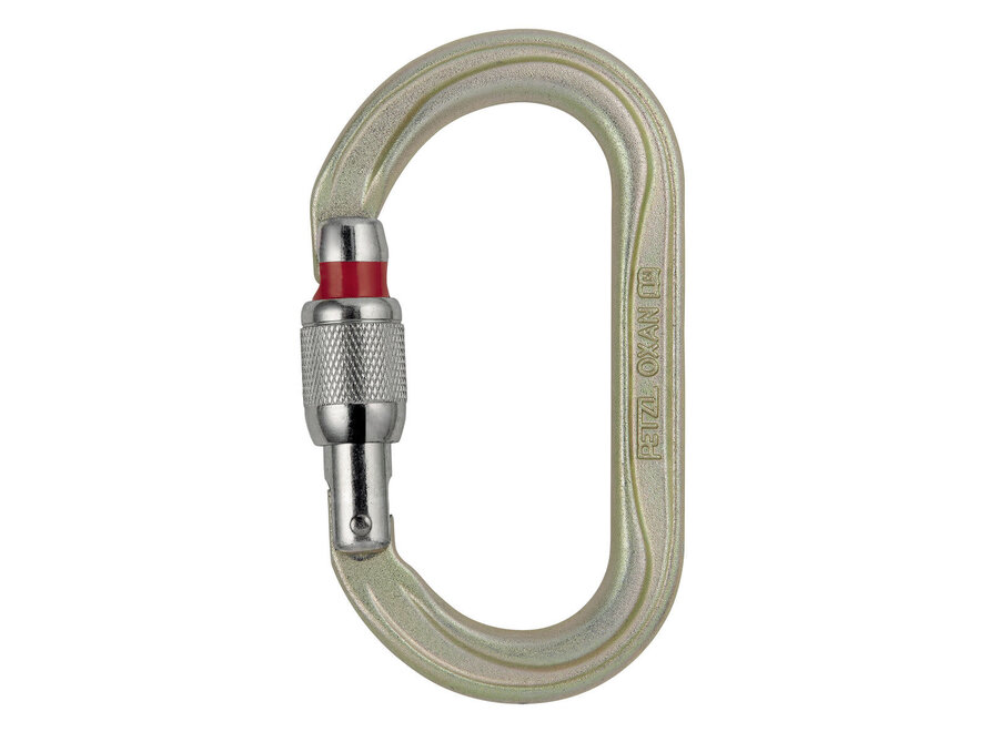 Petzl Oxan Steel Oval Locking Carabiner