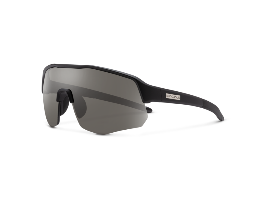 Suncloud Optics Cadence Matte Black Polar Gray Sunglasses