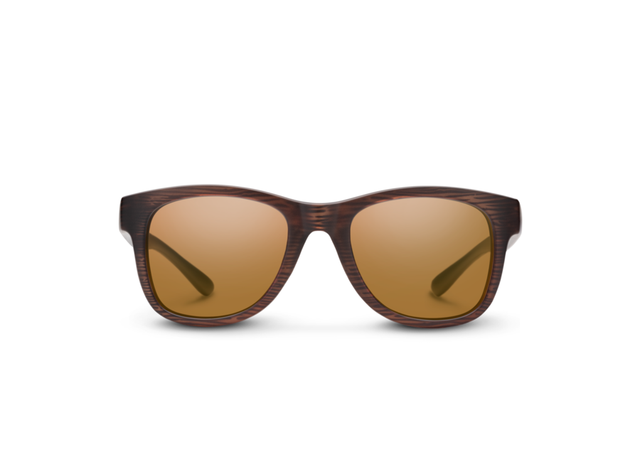 Suncloud Leeway Matte Burnished Brown Polarized Brown Sunglasses