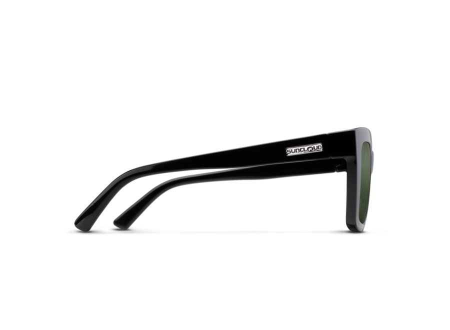 Suncloud Optics Marion Black Polarized Gray Green Sunglasses