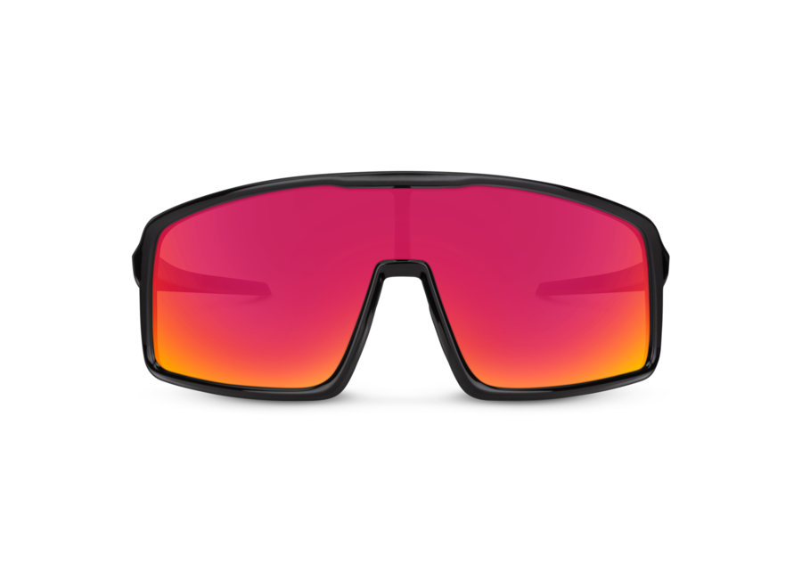 Suncloud Optics Upshot Black Polarized Red Mirror Sunglasses