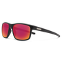 Suncloud Respek Matte Black Polar Red Mirror Sunglasses