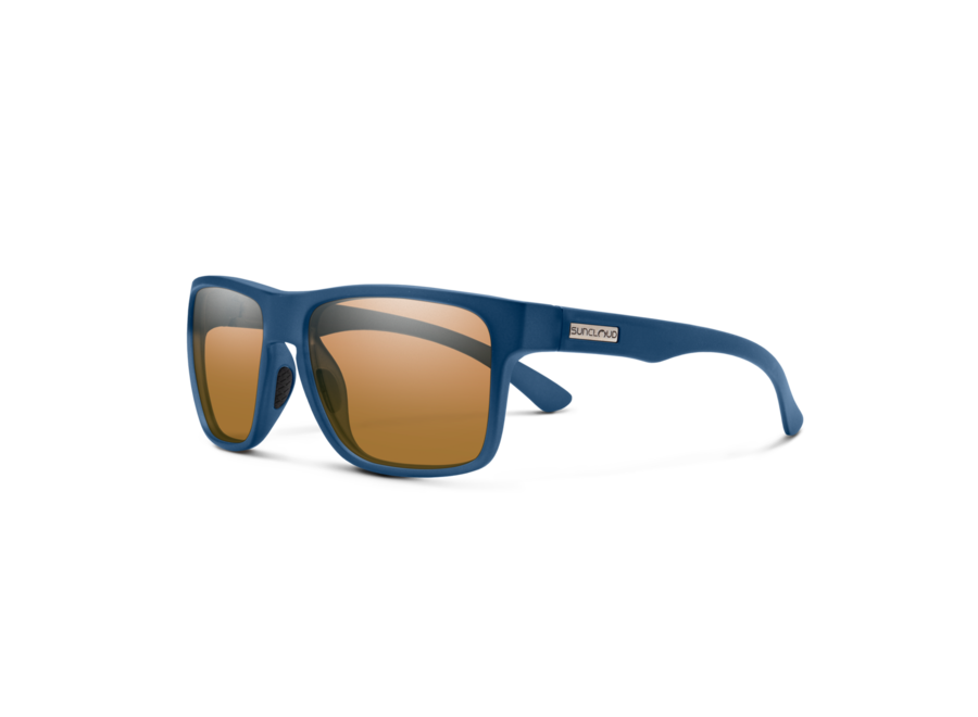 Suncloud Optics Rambler Matte Crystal Denim Polarized Brown Sunglasses