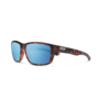 Suncloud Mayor Matte Tortoise Frame Polarized Aqua Mirror Lens Sunglasses