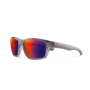 Suncloud Mayor Transparent Gray Polarized Plasma Mirror Sunglasses