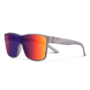 Suncloud Optics Biff Transparent Gray Polarized Plasma Mirror Sunglasses