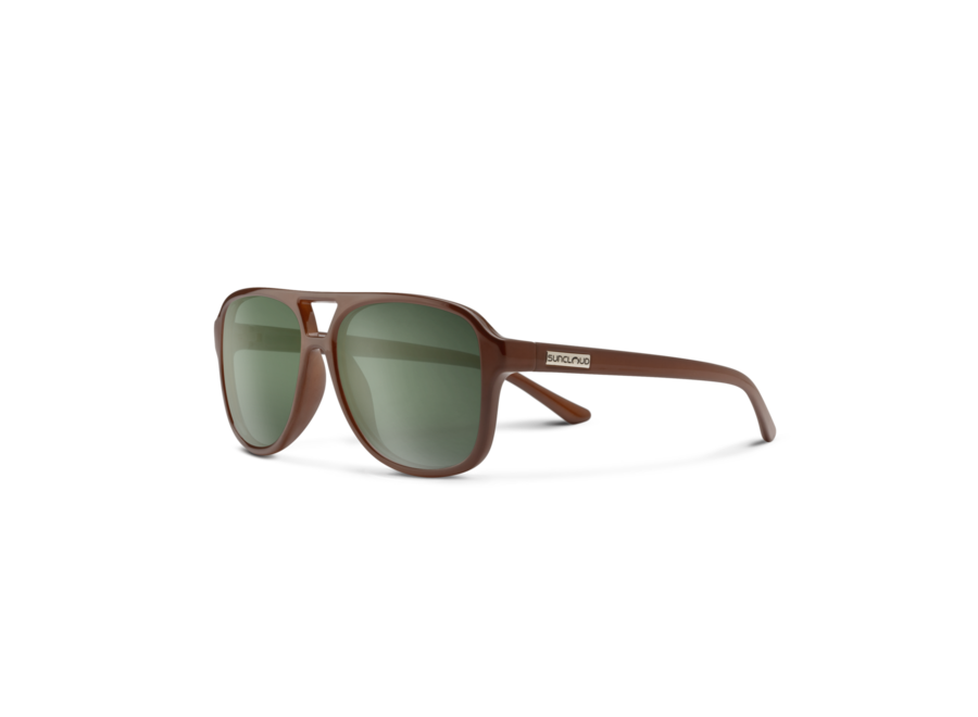 Suncloud Sandy Cedar Polarized Gray Green Sunglasses