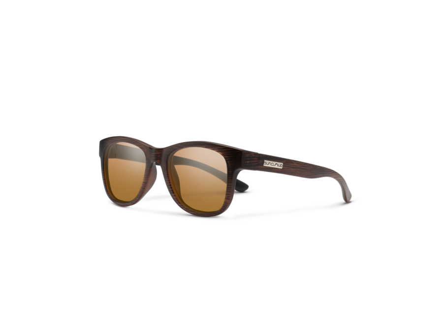 Suncloud Leeway Matte Burnished Brown Polarized Brown Sunglasses