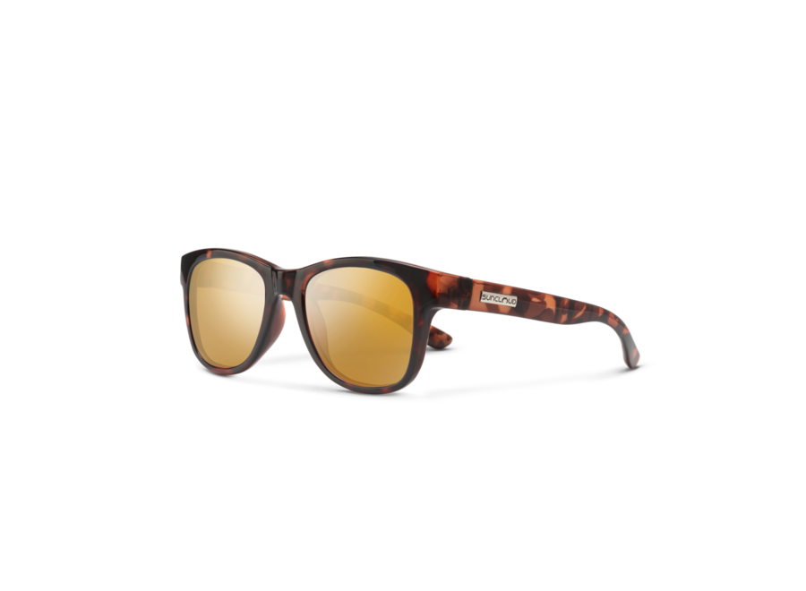 Suncloud Leeway Tortoise Polarized Sienna Mirror Sunglasses