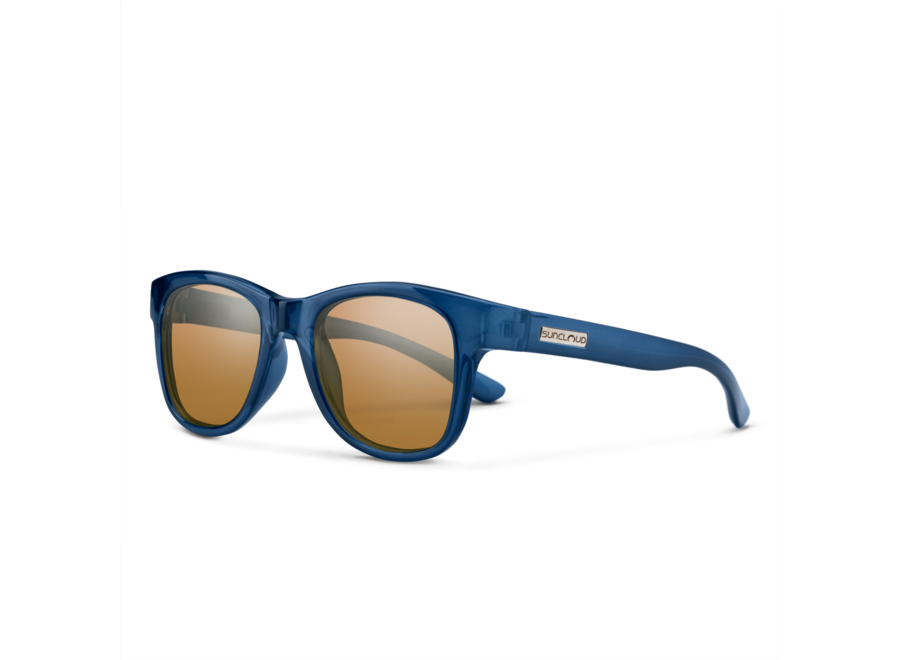 Suncloud Leeway Crystal Denim Polarized Brown Sunglasses