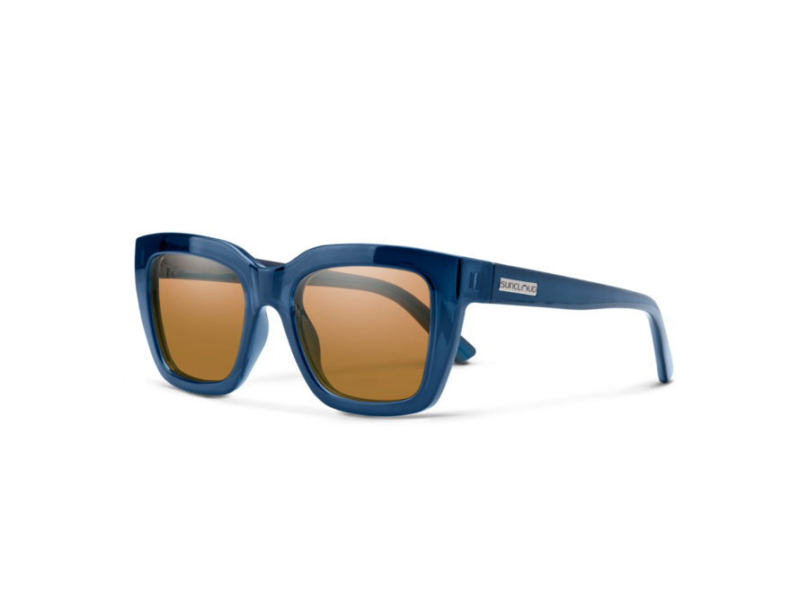 Suncloud Marion Crystal Denim Polarized Brown Sunglasses