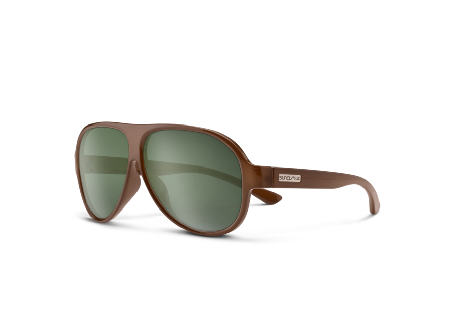 Suncloud Rooney Cedar Polarized Gray Green Sunglasses