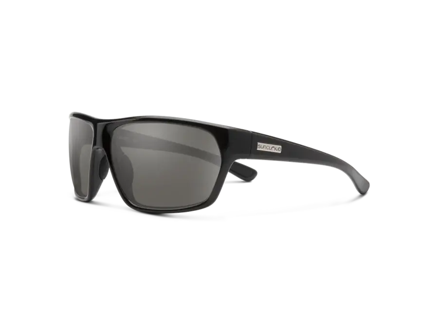 Suncloud Boone Black Polarized Gray Sunglasses