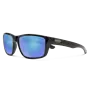 Suncloud Mayor Black Polarized Blue Mirror Sunglasses