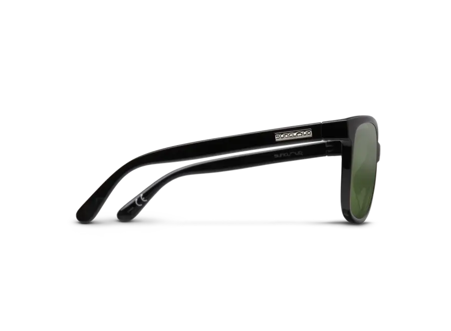 Suncloud Sashay Black Polarized Gray Green Sunglasses