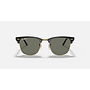 Ray-Ban Clubmaster Black On Arista Frame G-15 Green Lens Sunglasses