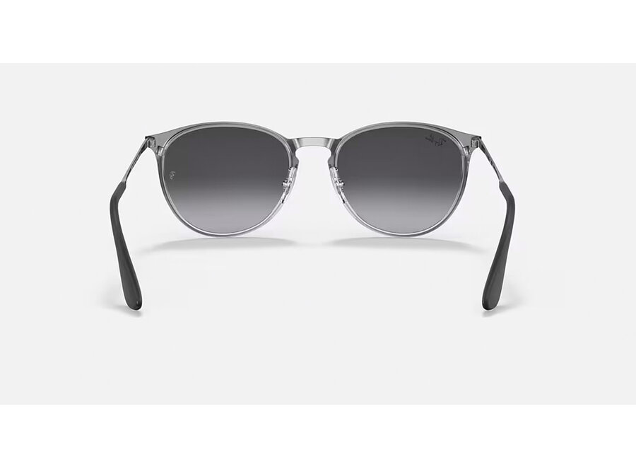 Ray-Ban Erika Metal Metallic Grey Frame Light Grey Gradient Dark Grey Lens Sunglasses