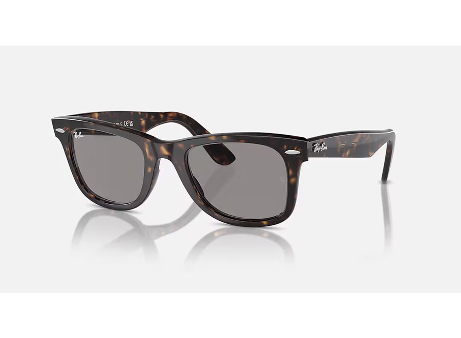 Ray-Ban Wayfarer Havana Frame Grey Lens Sunglasses