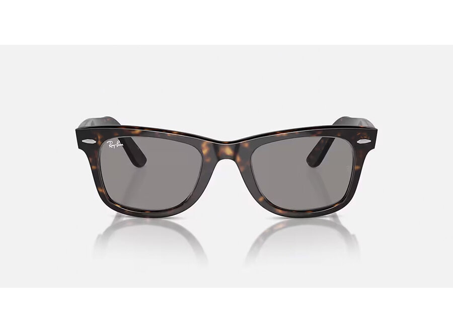 Ray-Ban Wayfarer Havana Frame Grey Lens Sunglasses