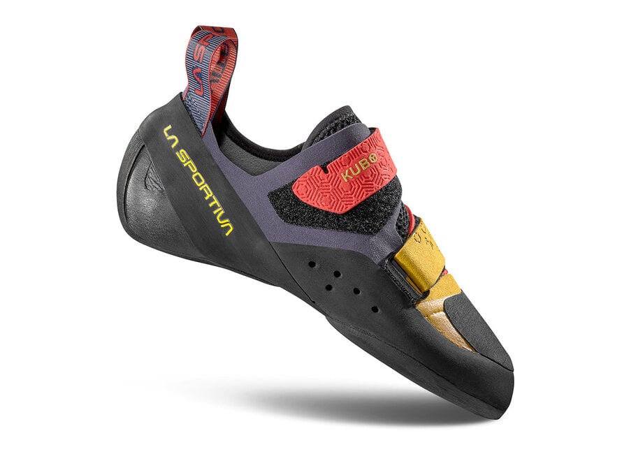 La Sportiva Kubo Rock Climbing Shoe Savana/Mountain Red