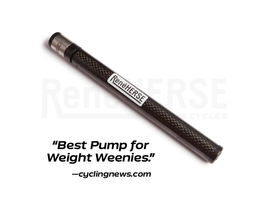 Rene Herse NUDA Ultralight Carbon Mini Pump