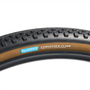 Rene Herse Corkscrew Climb Endurance TC Semi Slick Gravel Tire 700c x 44 Dark Tan Sidewall