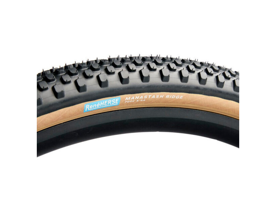 Rene Herse Manastash Ridge Extralight TC Nobby Gravel Tire 700c x 44 Tan Sidewall