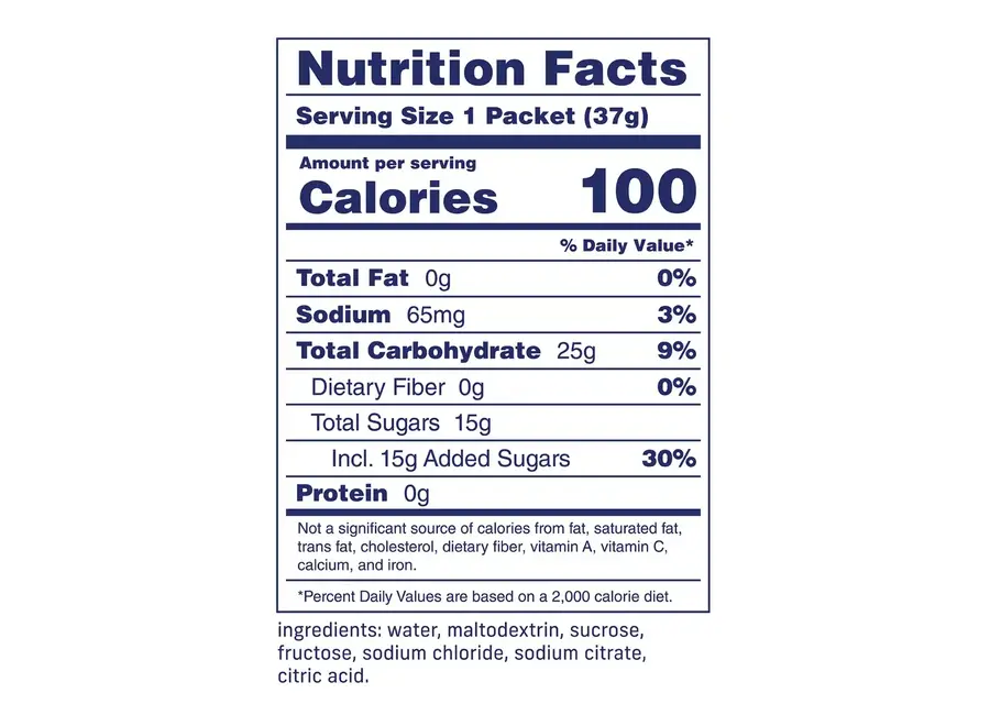 Carbs Fuel Original 25g Energy Gel