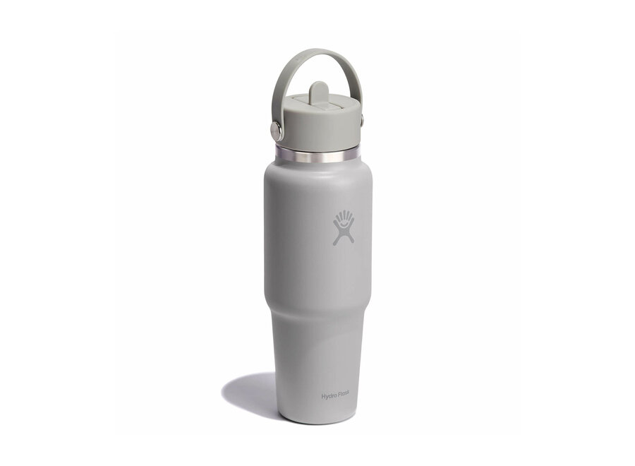 Hydro Flask Wide Mouth Travel Bottle with Flex Straw Cap 32oz