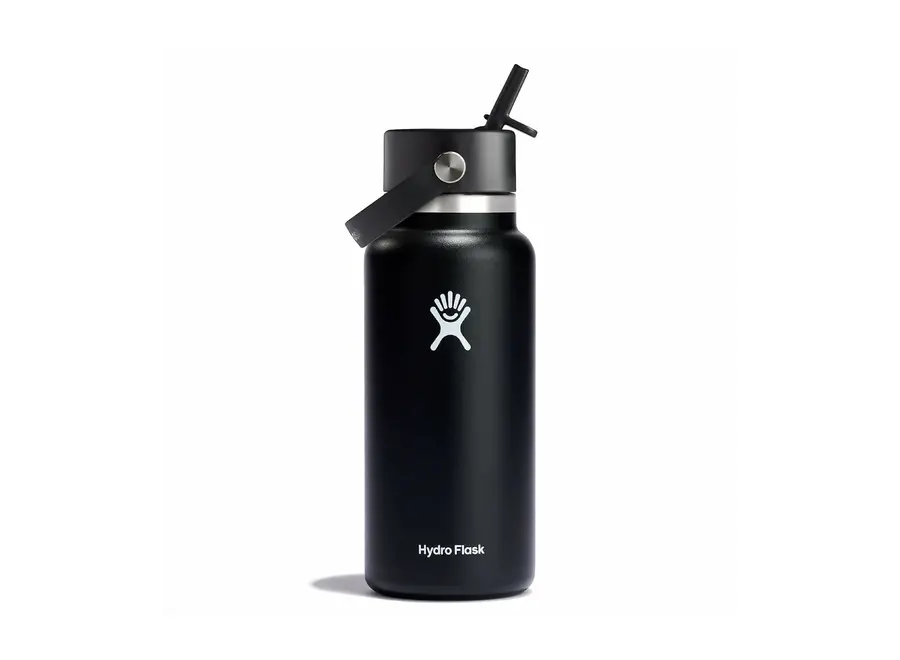 Hydro Flask Wide Mouth Bottle with Flex Straw Cap 32oz