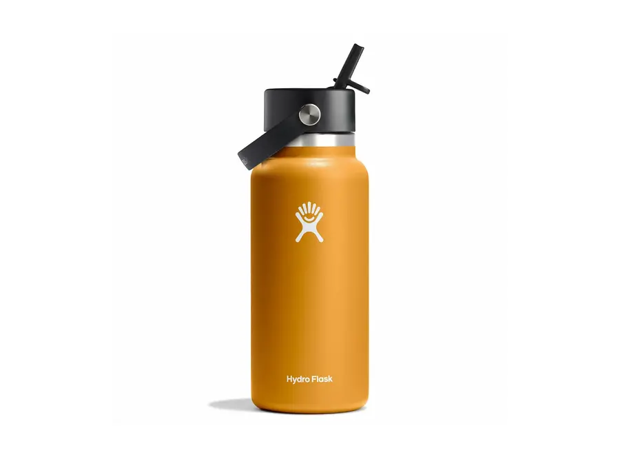 Hydro Flask Wide Mouth Bottle with Flex Straw Cap 32oz
