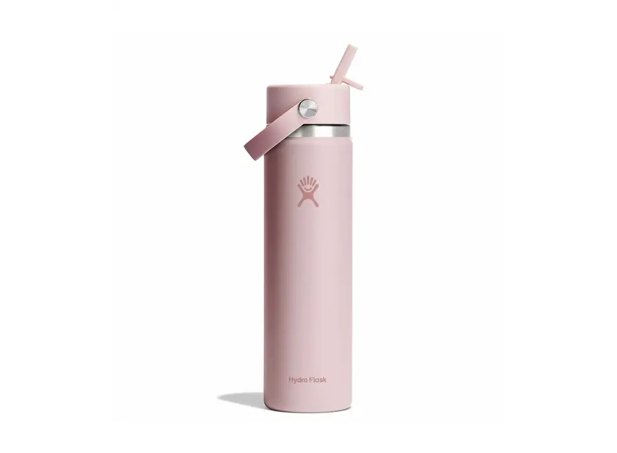 Hydro Flask Wide Mouth Bottle with Flex Straw Cap 24oz Clearance