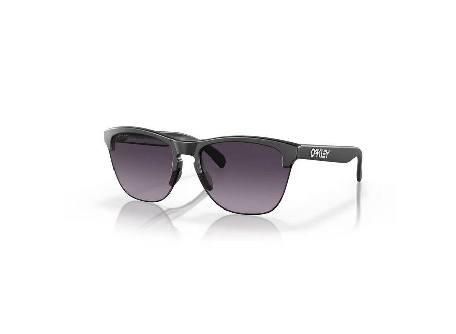 Oakley Frogskins Lite Matte Black Frame Prizm Grey Gradient
