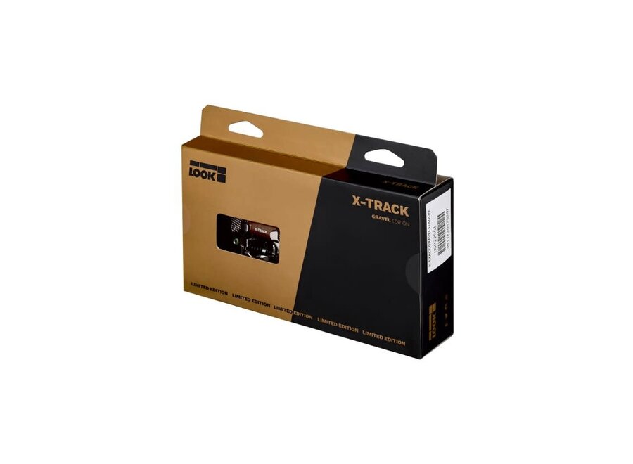 LOOK X-TRACK Pedals - Dual Sided Clipless, Chromoly,  9/16", Gravel Edition