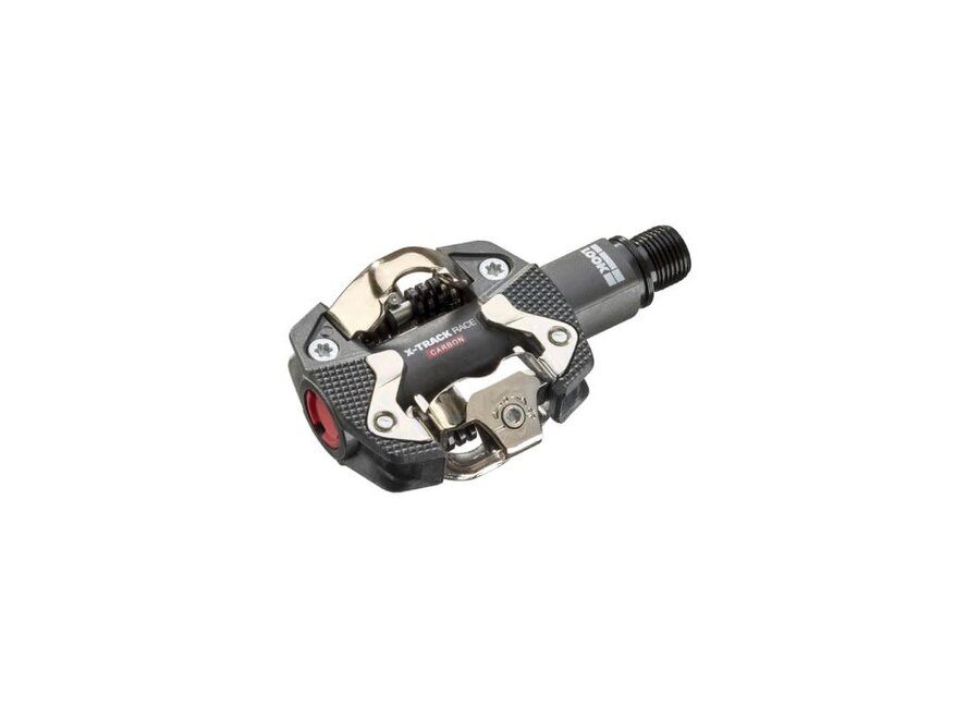 LOOK X-TRACK RACE CARBON Pedals - Dual Sided Clipless, Chromoly, 9/16", Black