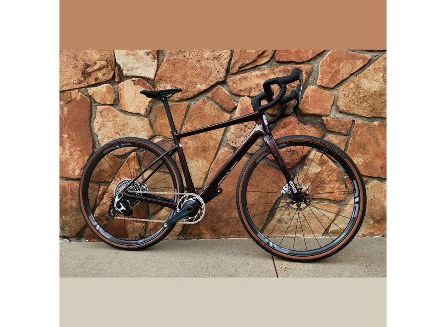 ENVE MOG Gravel Bike - SRAM Red XPLR - SES 3.4 Wheels w/ Terra Speed Tires - ENVE Cockpit Hollyhock Purple 54cm w/ SLR Boost Super Flow Carbon Saddle