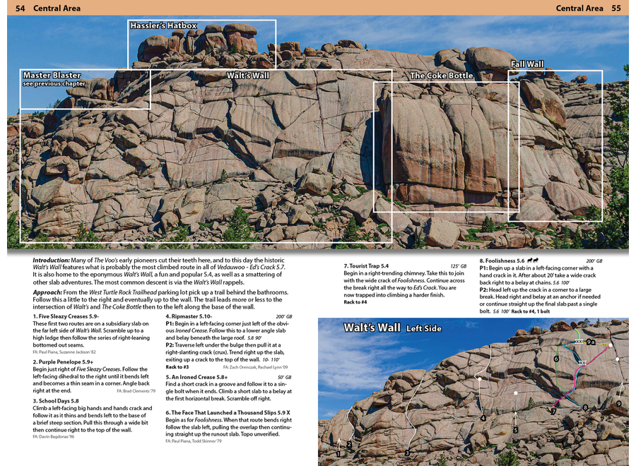Vedauwoo Climbing a Crackonomicon Climbing Guidebook by Todd Rawls