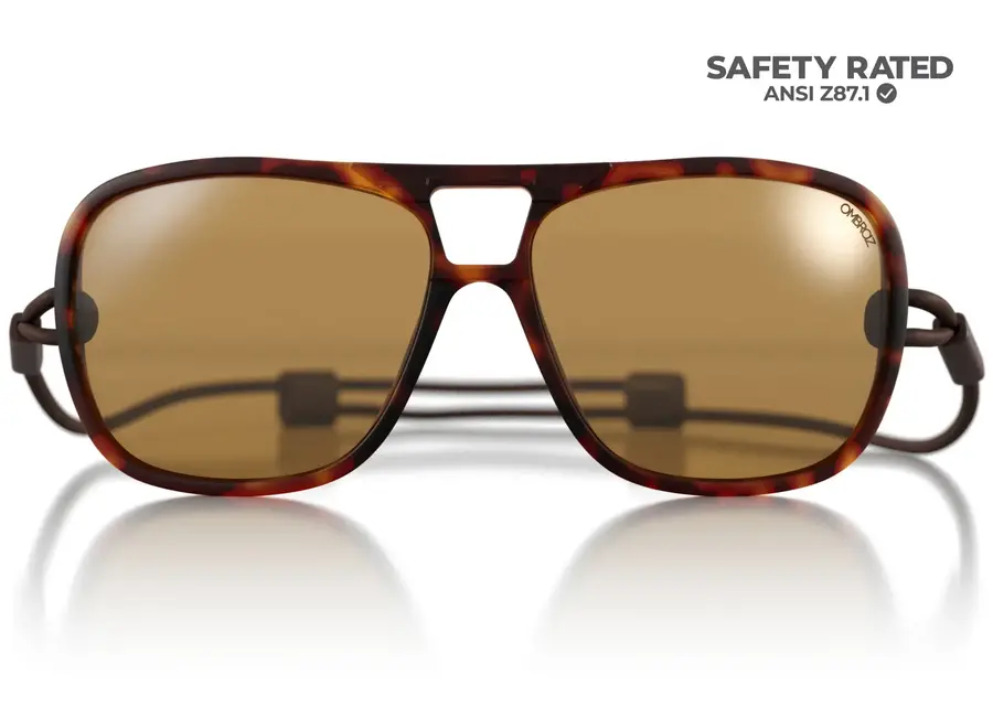 Ombraz Leggero Regular Tortoise Polarized Yellow Sunglasses