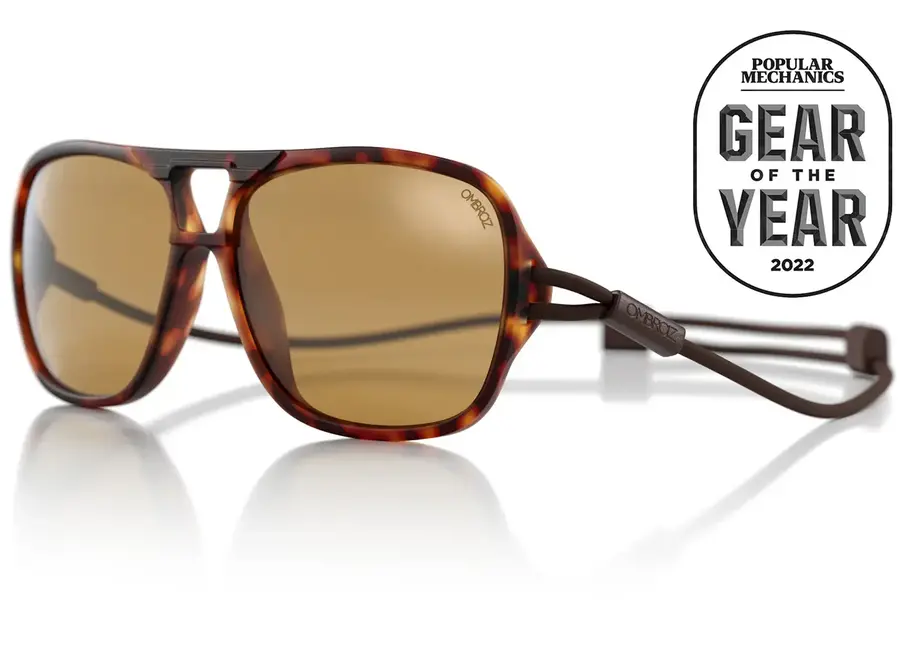 Ombraz Leggero Regular Tortoise Polarized Yellow Sunglasses