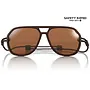Ombraz Classics Regular Matte Brown Polarized Brown Sunglasses