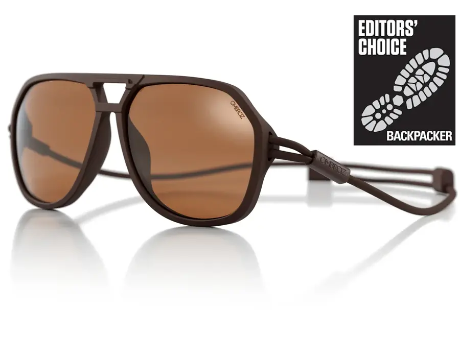 Ombraz Classics Regular Matte Brown Polarized Brown Sunglasses