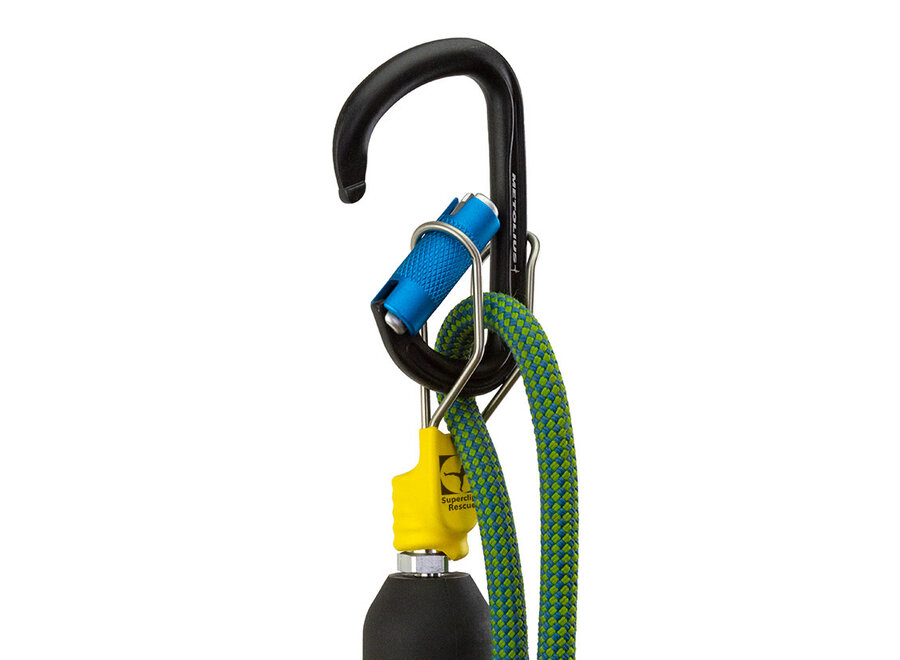 Metolius Superclip Rescue Version - works with locking carabiners
